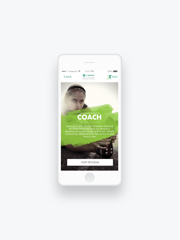 Old Mutual Two Oceans Training App